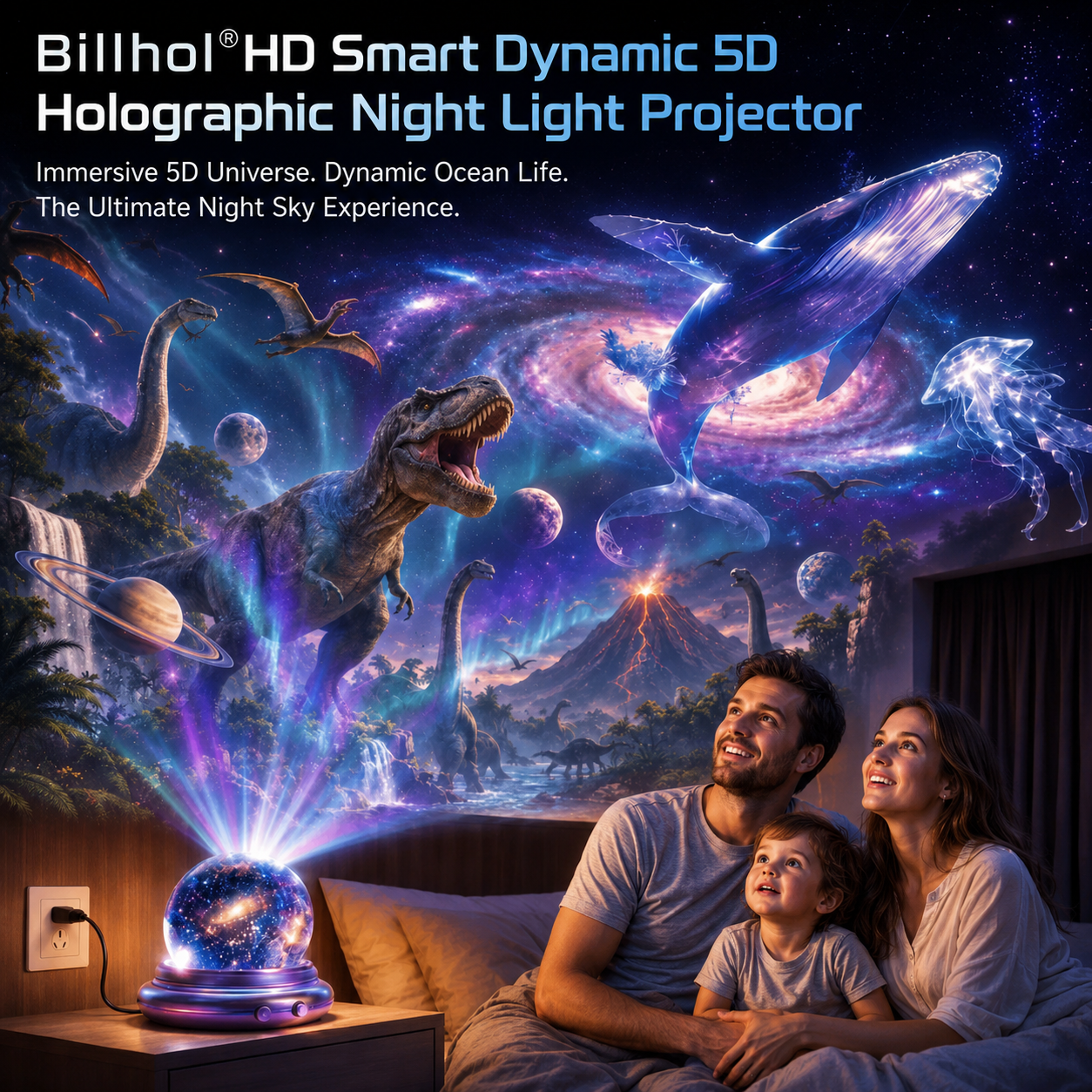🔮𝐁i𝐥𝐥𝐡𝐨𝐥® 🦖𝐍𝐄𝐗𝐓-𝐆𝐄𝐍 𝐒𝐌𝐀𝐑𝐓 𝐏𝐑𝐎𝐉𝐄𝐂𝐓𝐈𝐎𝐍 𝐇𝐃 𝐒𝐦𝐚𝐫𝐭 𝐃𝐲𝐧𝐚𝐦𝐢𝐜 𝟓𝐃 𝐇𝐨𝐥𝐨𝐠𝐫𝐚𝐩𝐡𝐢𝐜 𝐍𝐢𝐠𝐡𝐭 𝐋𝐢𝐠𝐡𝐭 𝐏𝐫𝐨𝐣𝐞c𝐭𝐨𝐫